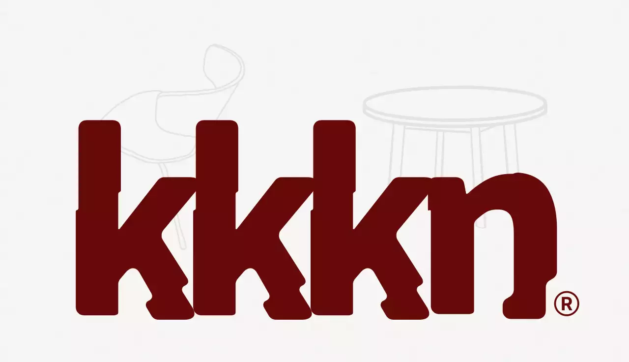 버건디 심플 가구 브랜드 홍보