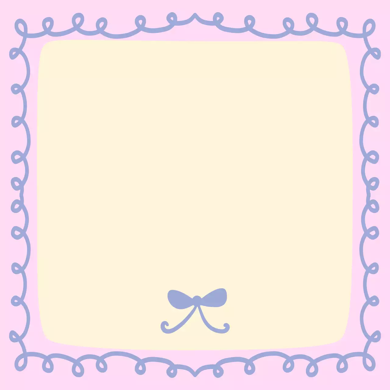 Desain Alat Tulis Bingkai Pusaran Merah Muda