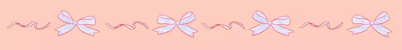 핑크 연보라 리본 굿즈