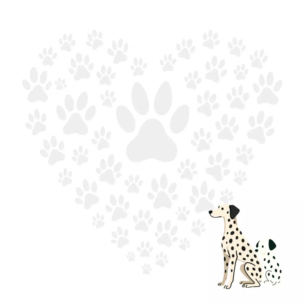 흰색 심플 강아지 노트