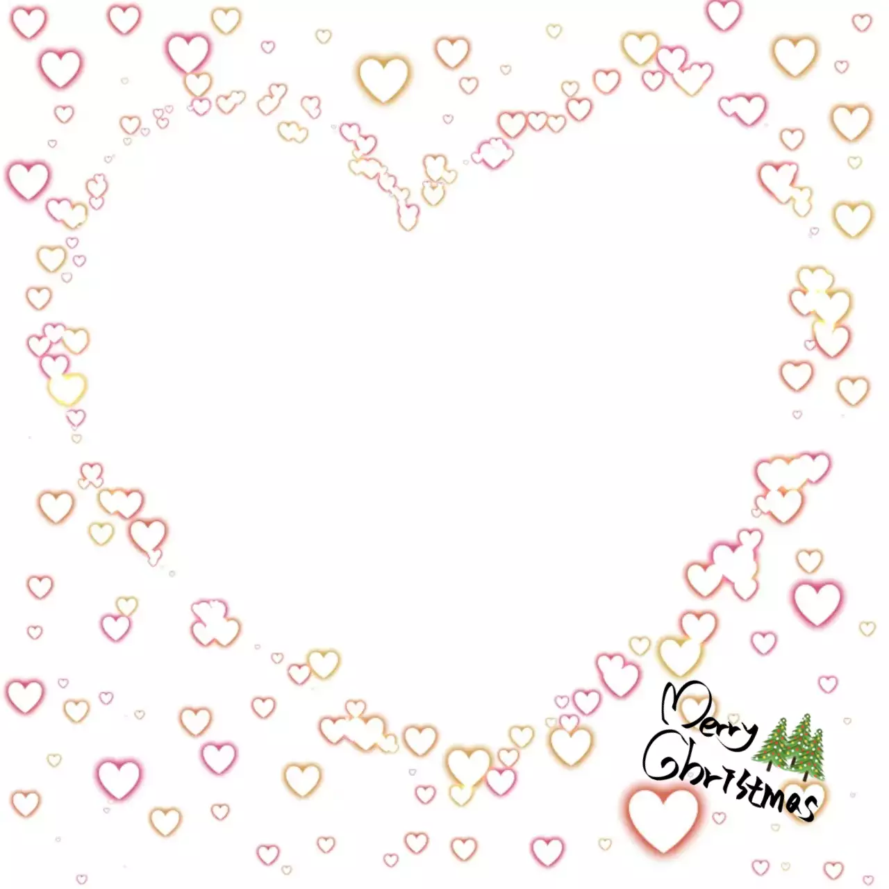 하얀 아기자기한 크리스마스 포토프레임