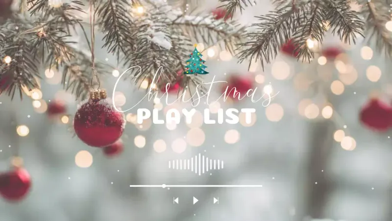 실버 심플 크리스마스 플레이리스트