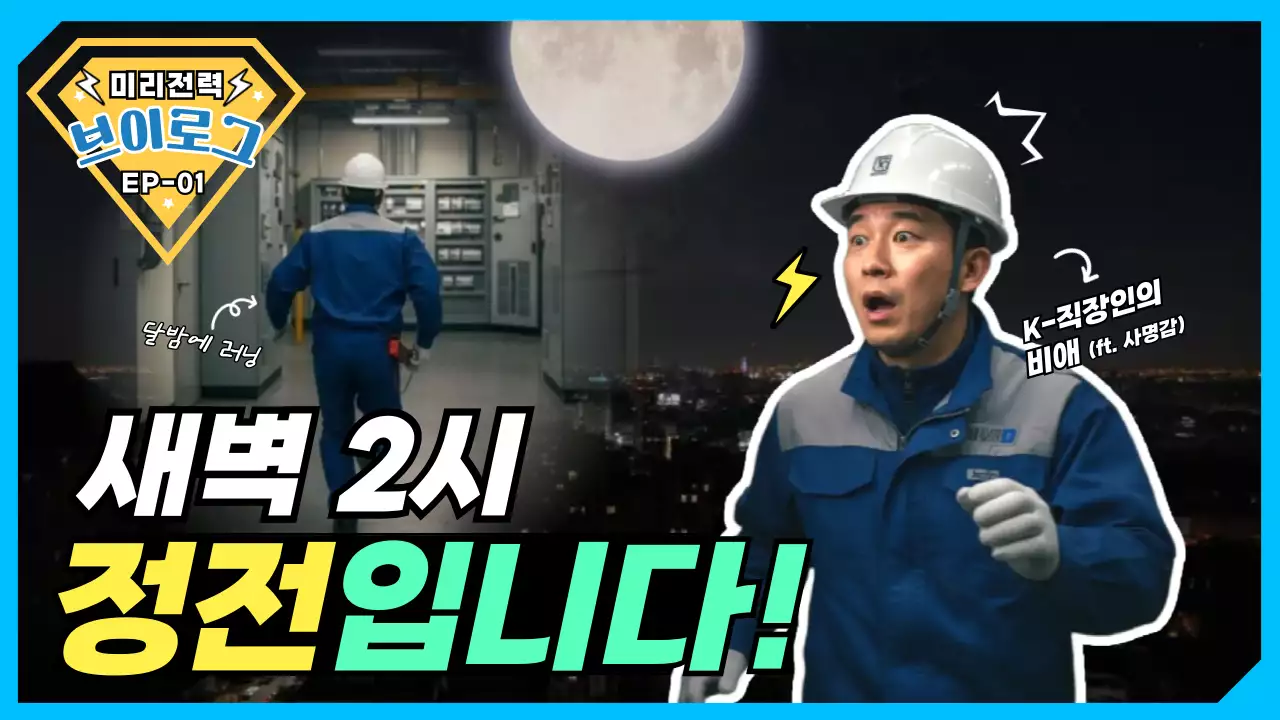 파랑 키치 직장인의 브이로그