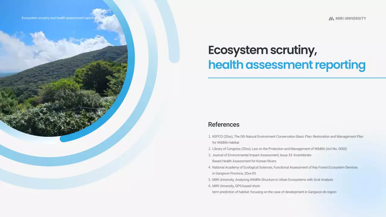 laporan ekosistem modern biru