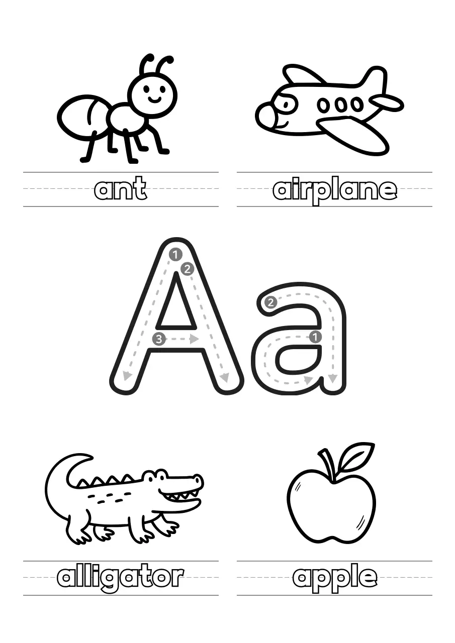 베이지 아기자기한 교육 교재