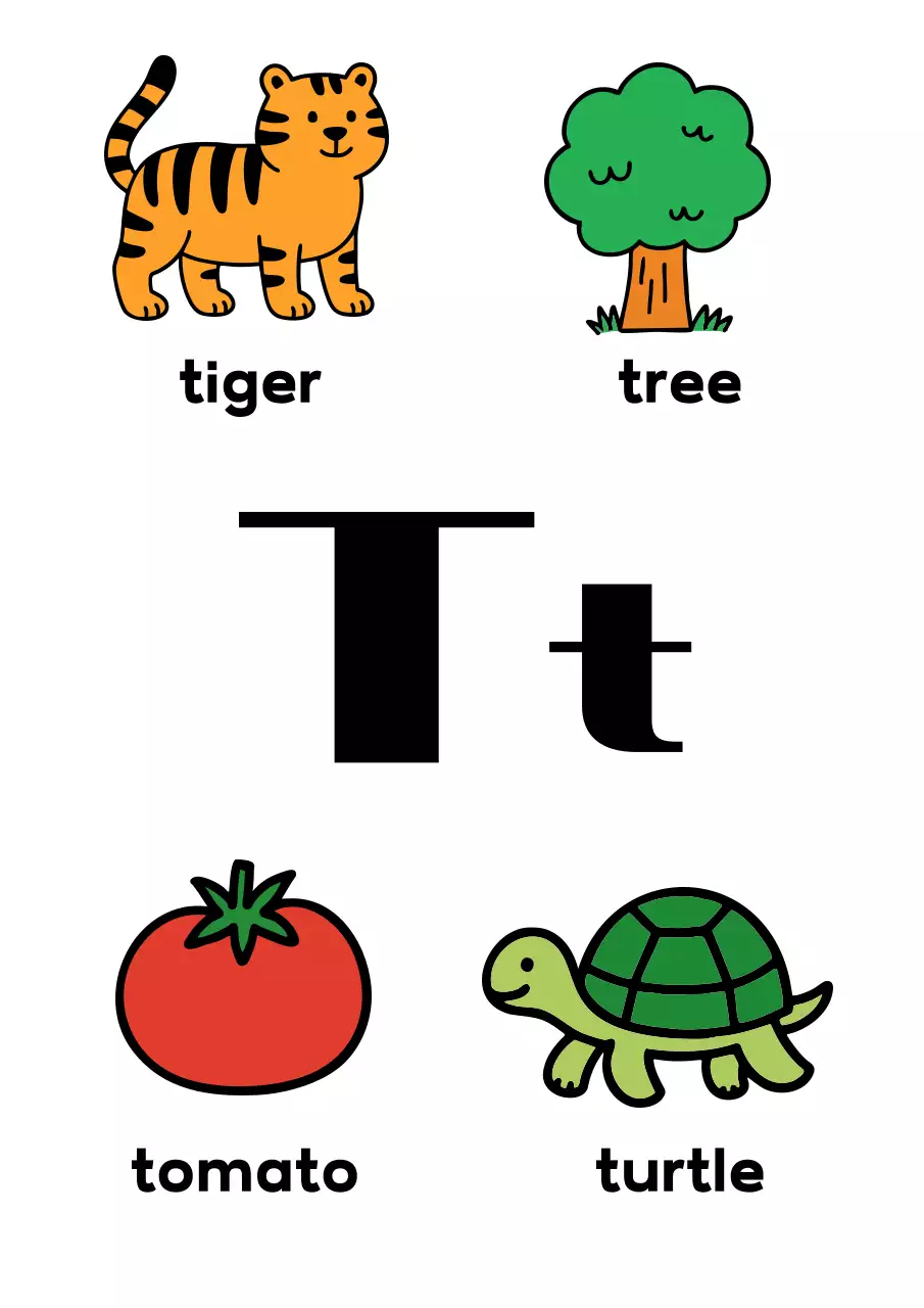 베이지 아기자기한 교육 교재