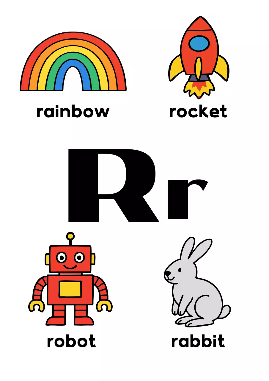 베이지 아기자기한 교육 교재