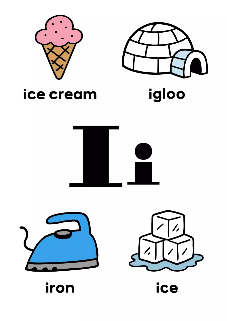 베이지 아기자기한 교육 교재