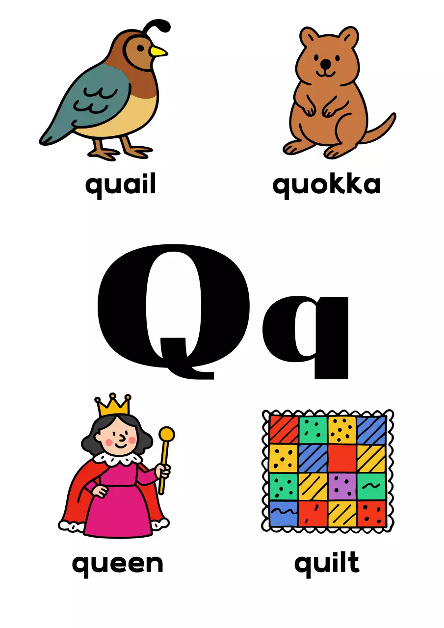 베이지 아기자기한 교육 교재