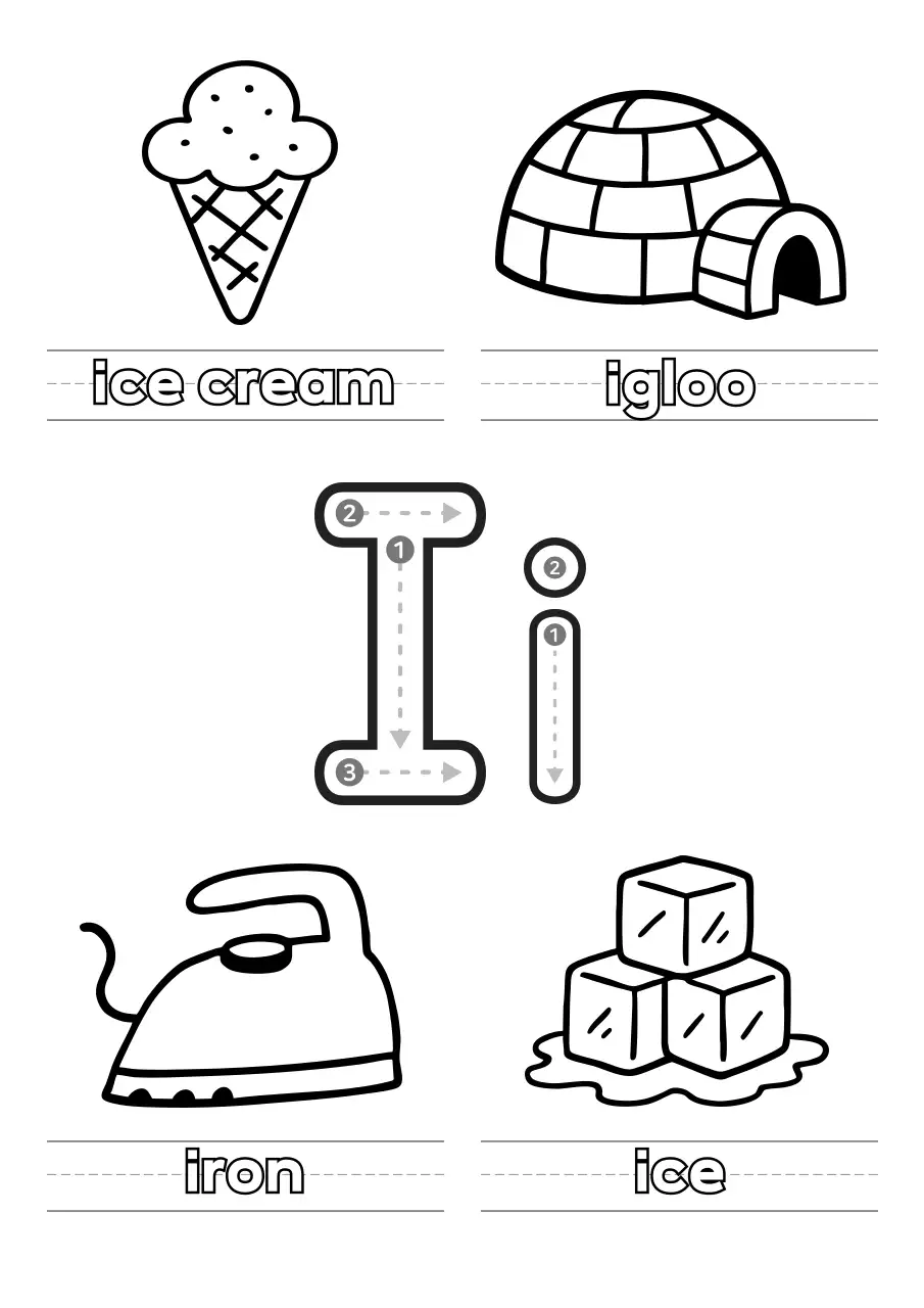 베이지 아기자기한 교육 교재