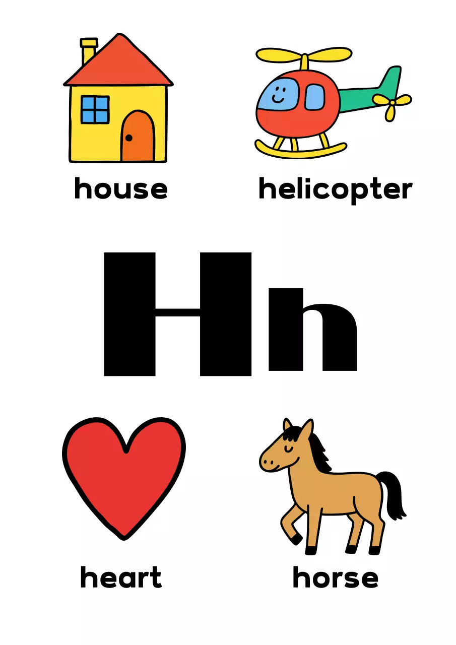 베이지 아기자기한 교육 교재