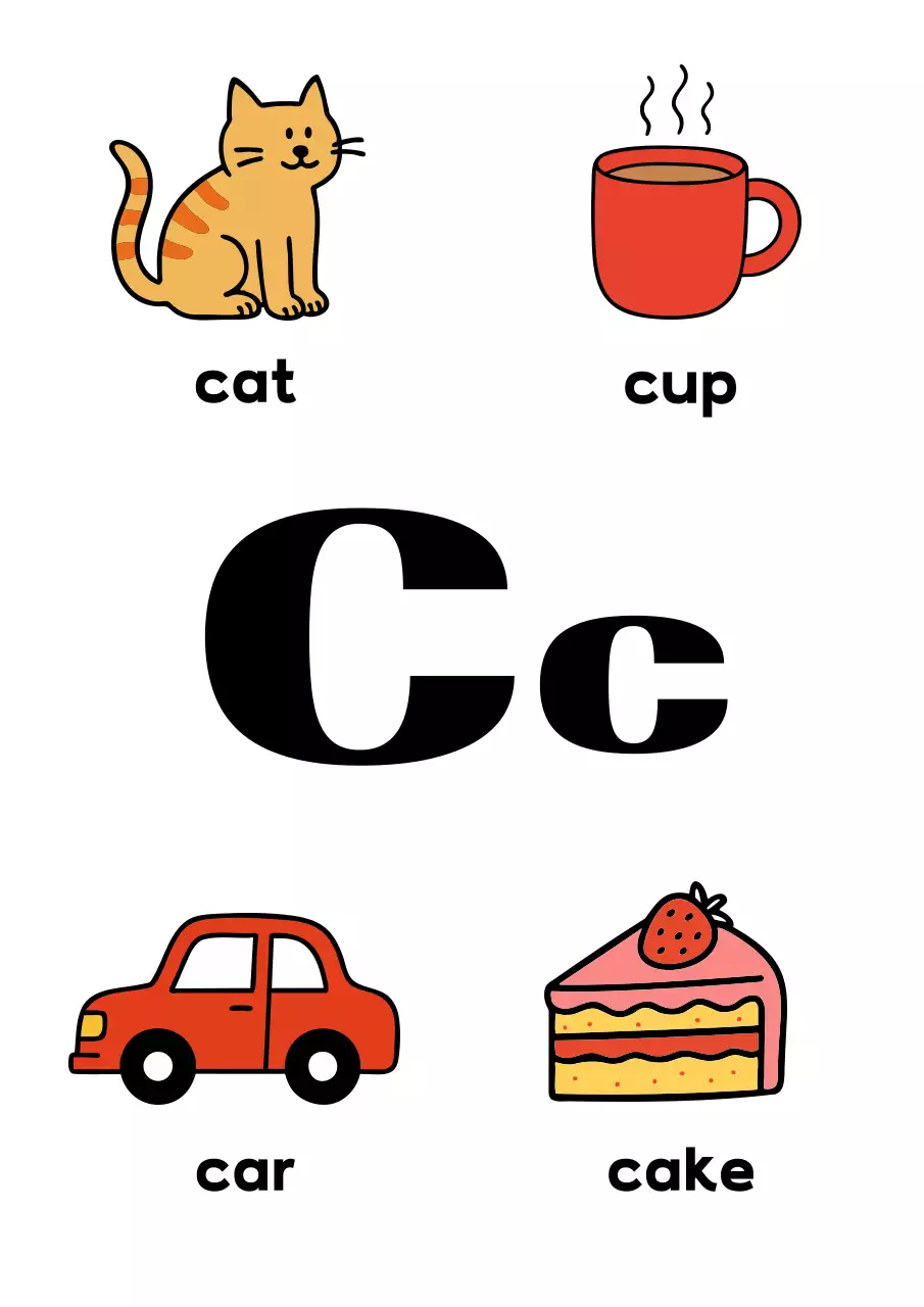 베이지 아기자기한 교육 교재