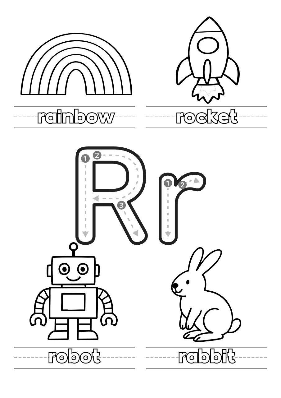 베이지 아기자기한 교육 교재