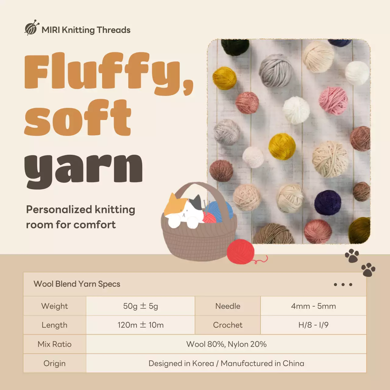 khuyến mãi đan len hiện đại màu be