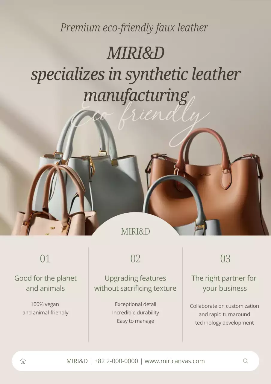 beige modern eco promotion