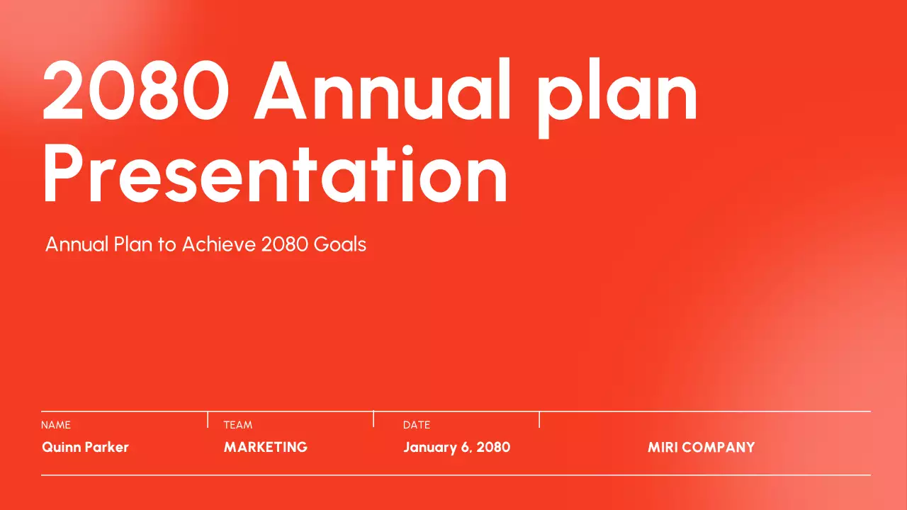 Rencana bisnis modern merah