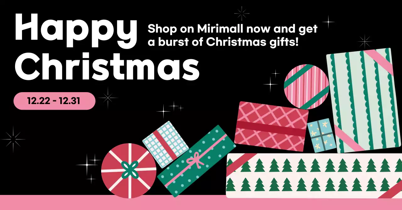 Black Christmas Holiday Gift Event