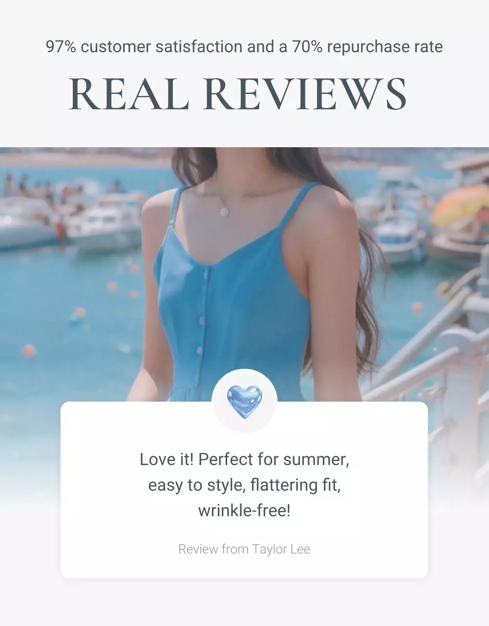 Blue modern fashion promotion