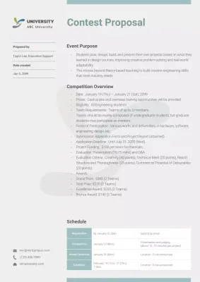 Pengumuman kontes profesional Grey