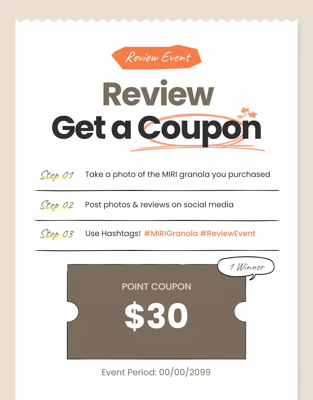 Đánh giá chương trình khuyến mãi màu be hiện đại