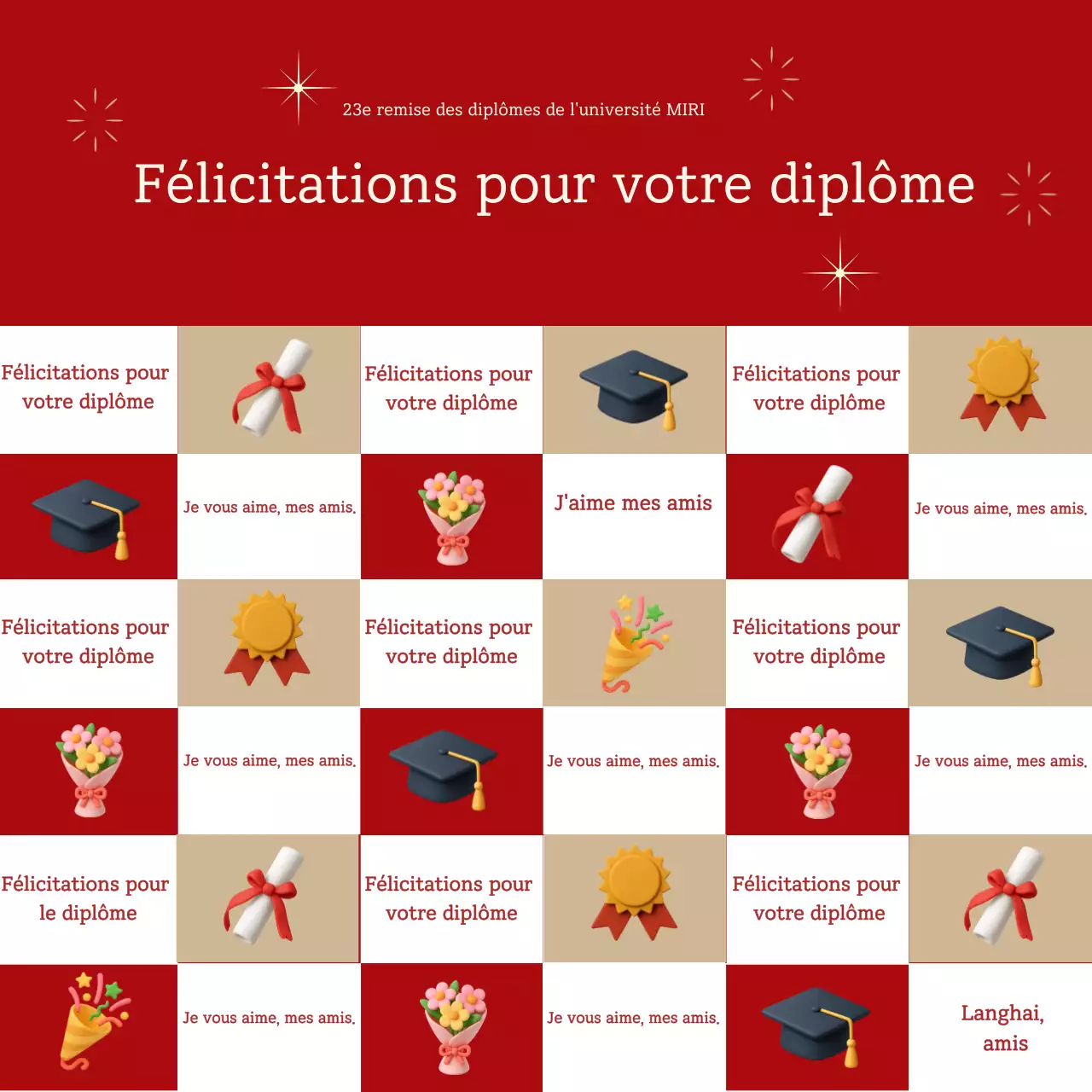 Festival de remise de diplômes Red Neat