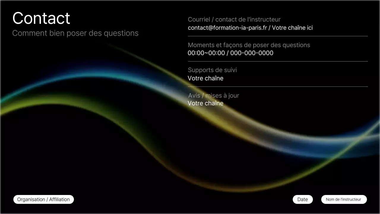 Cours d'IA moderne pour Noirs