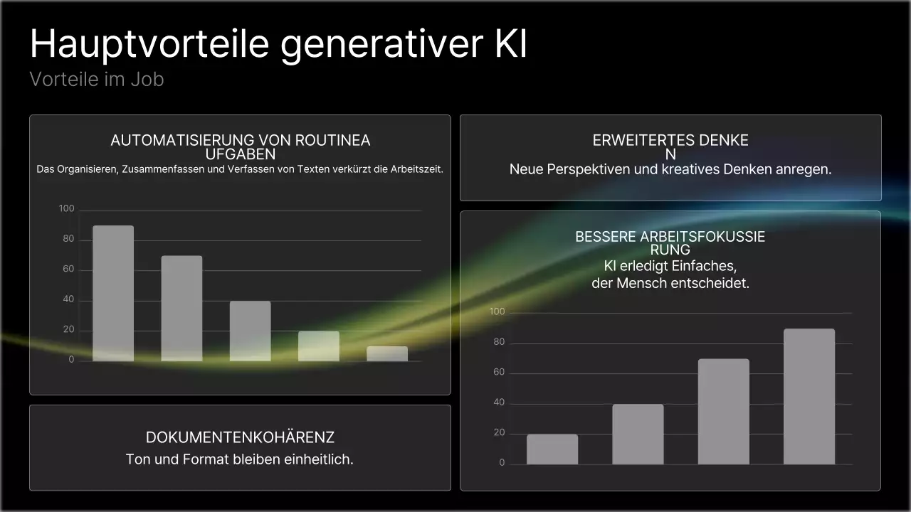 Schwarzer moderner KI-Kurs
