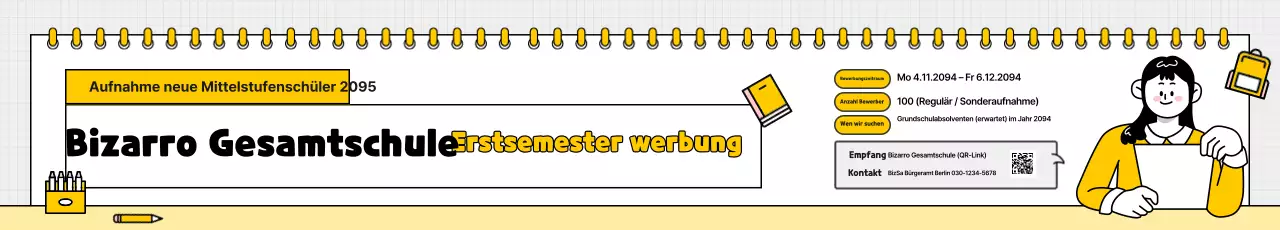 Rekrutierung für die Yellow Simple Middle School