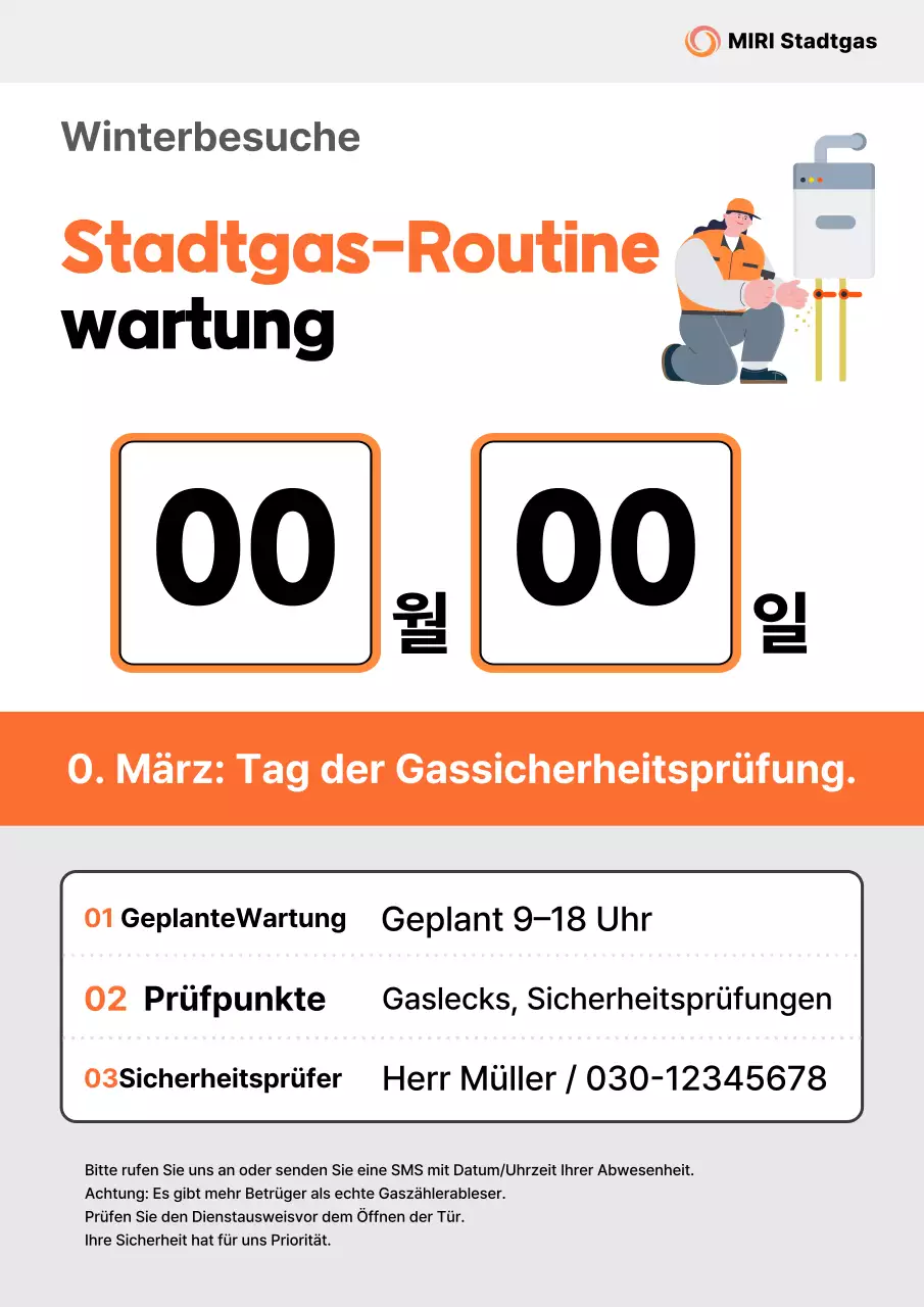 Leitfaden für die Sicherheitsinspektion von Orange Clean