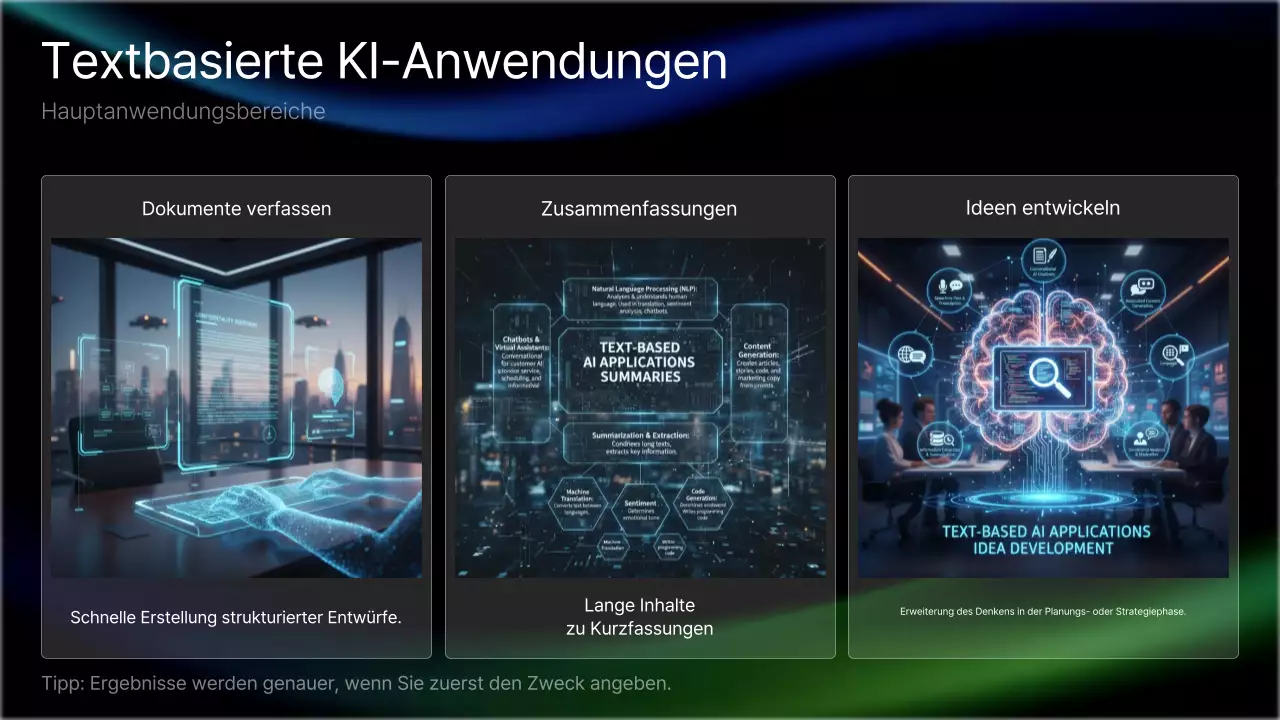 Schwarzer moderner KI-Kurs