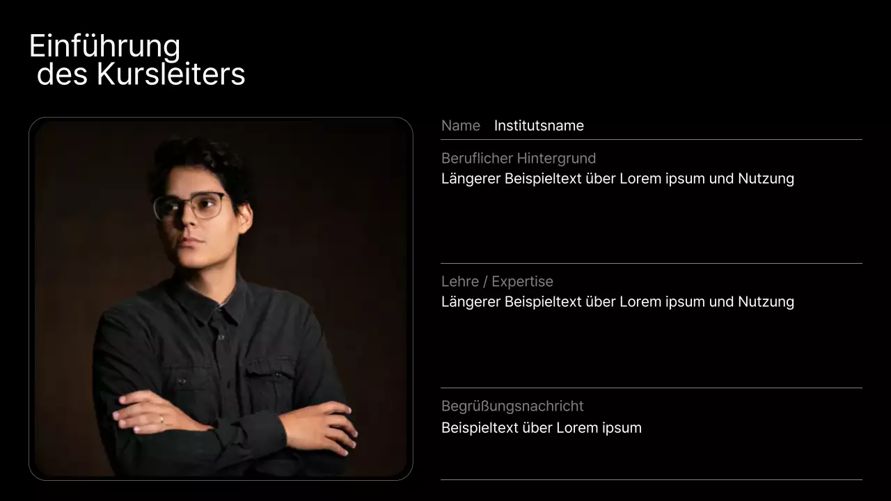 Schwarzer moderner KI-Kurs