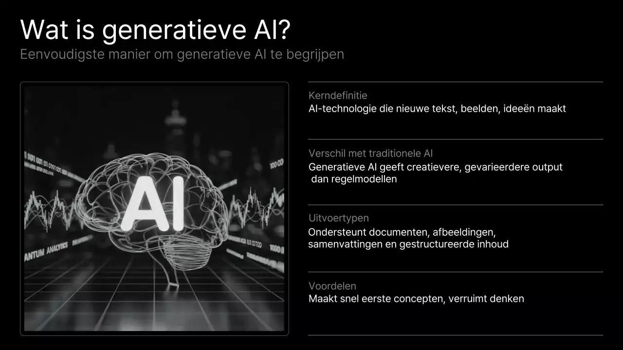 Zwarte moderne AI-cursus