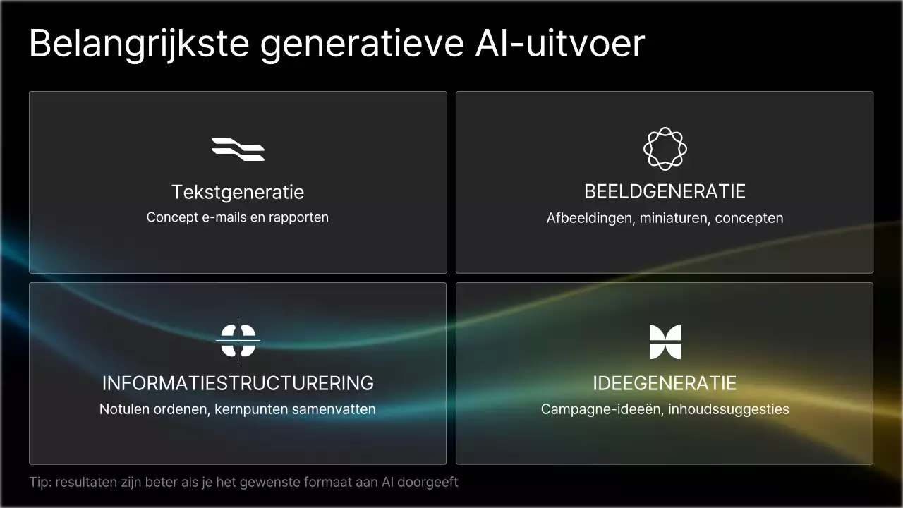 Zwarte moderne AI-cursus