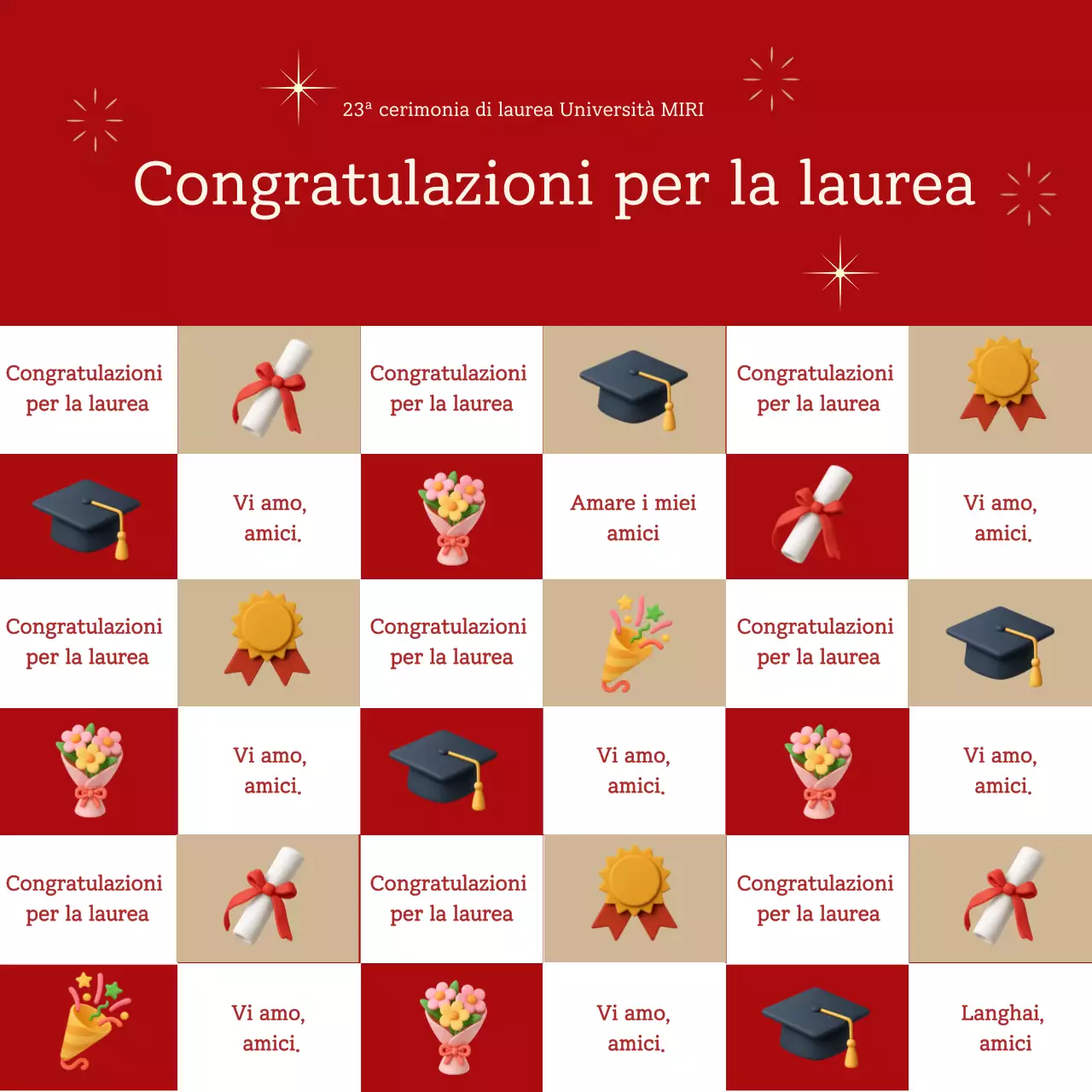 Red Neat Graduation Festival