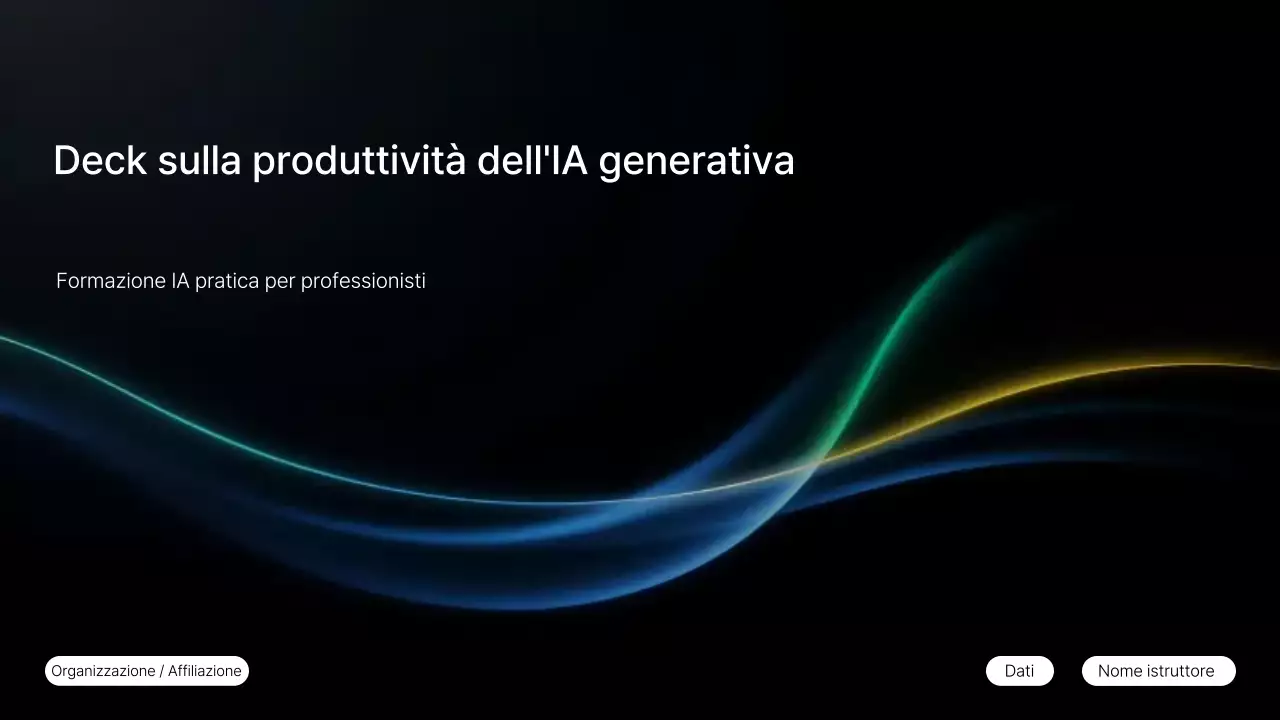 Corso di intelligenza artificiale moderna nera