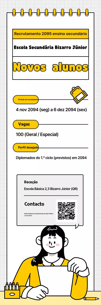 Recrutamento para a Yellow Simple Middle School