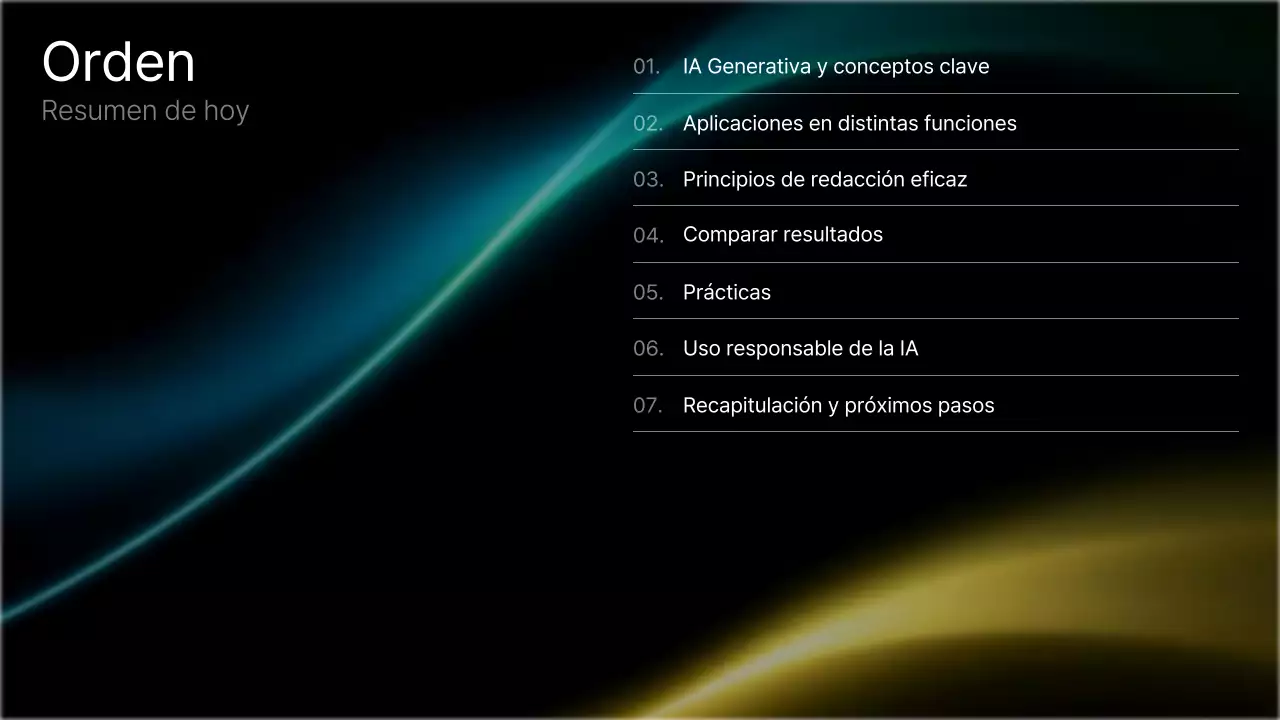 Curso de IA moderna y negra