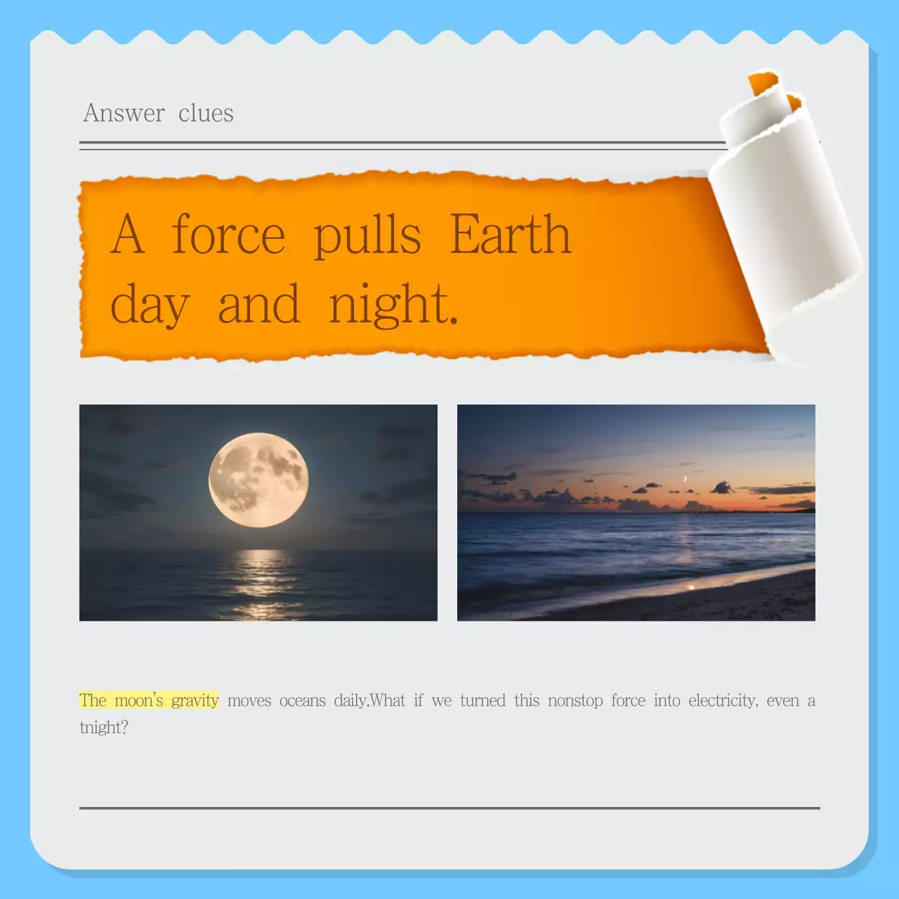 Boletim informativo Sky Blue Modern Eco-Friendly