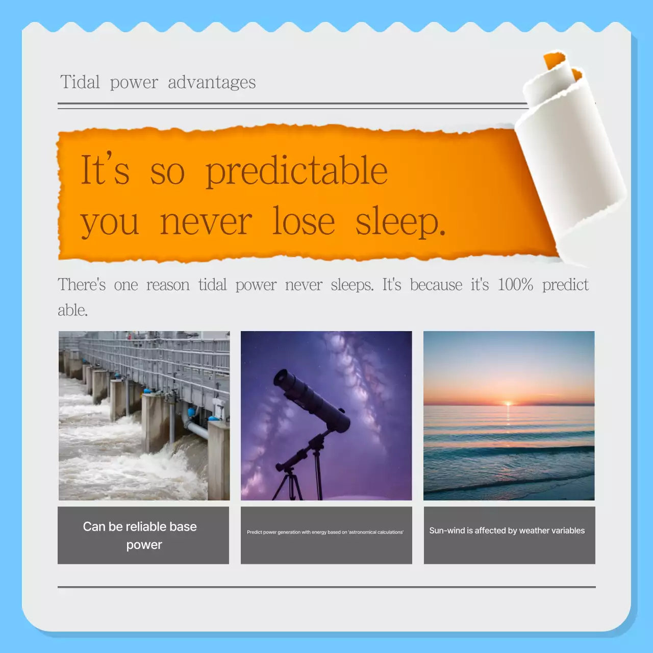 Boletim informativo Sky Blue Modern Eco-Friendly