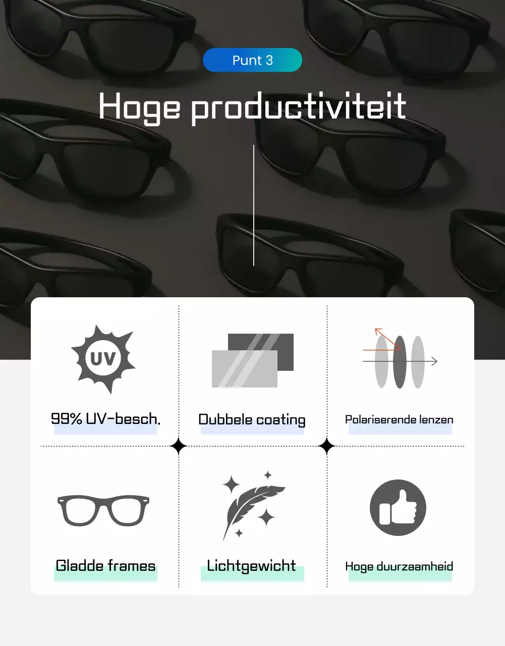 Blauwe moderne sportadvertentie