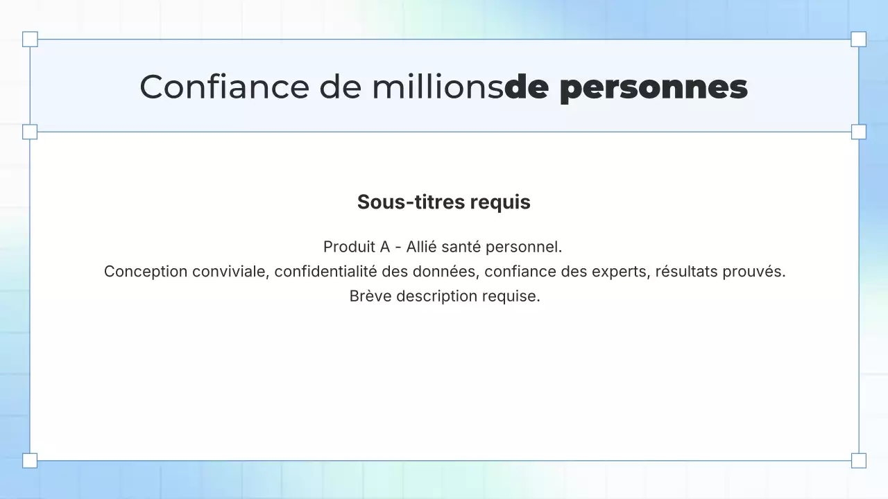 Présentation Blue Modern Health Tech