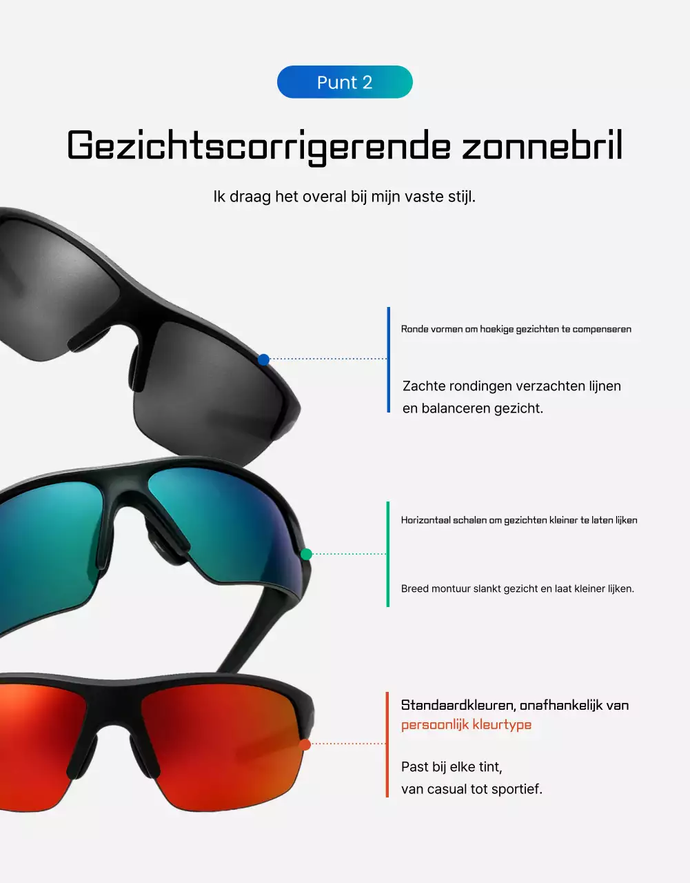 Blauwe moderne sportadvertentie