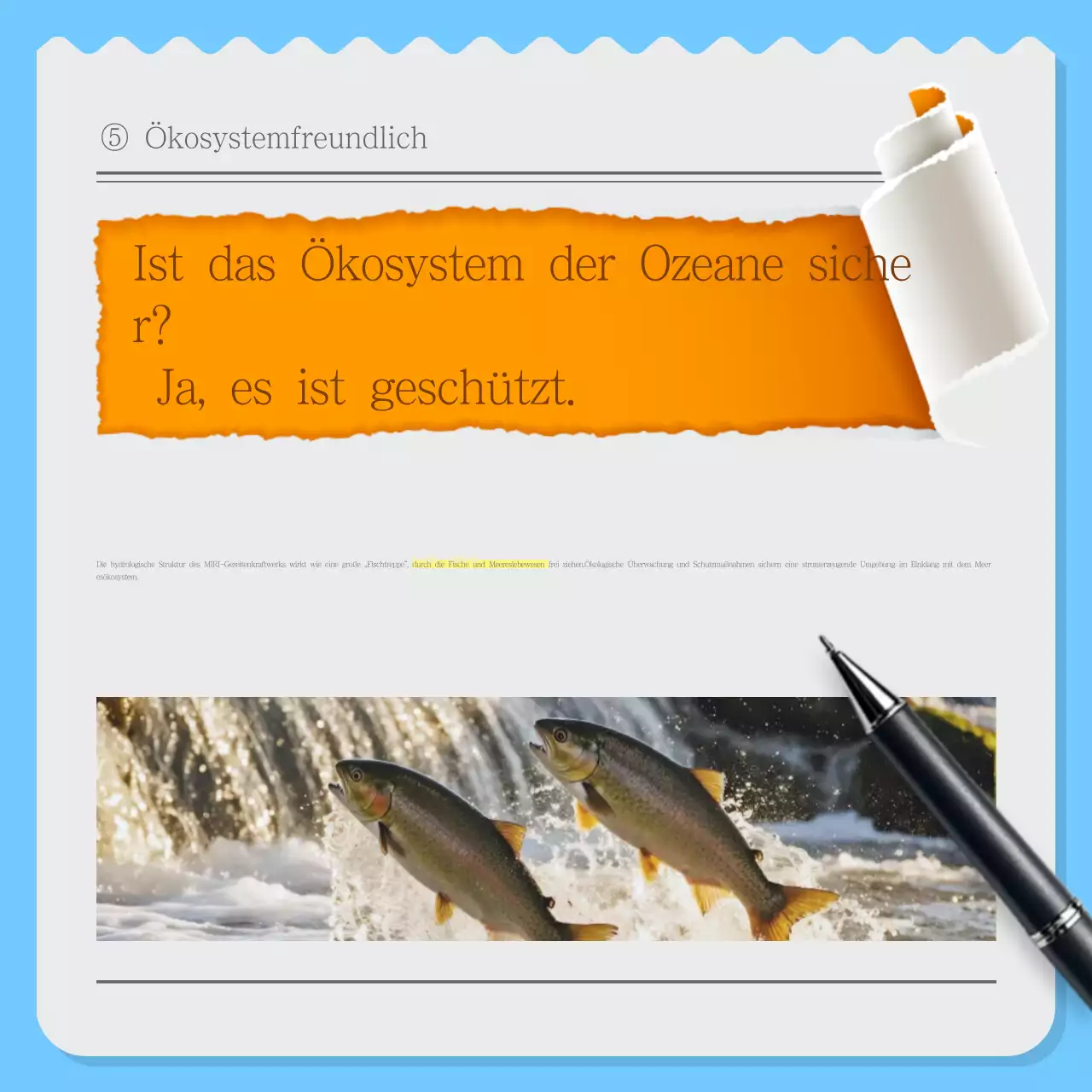 Sky Blue Modern Eco-Friendly Newsletter