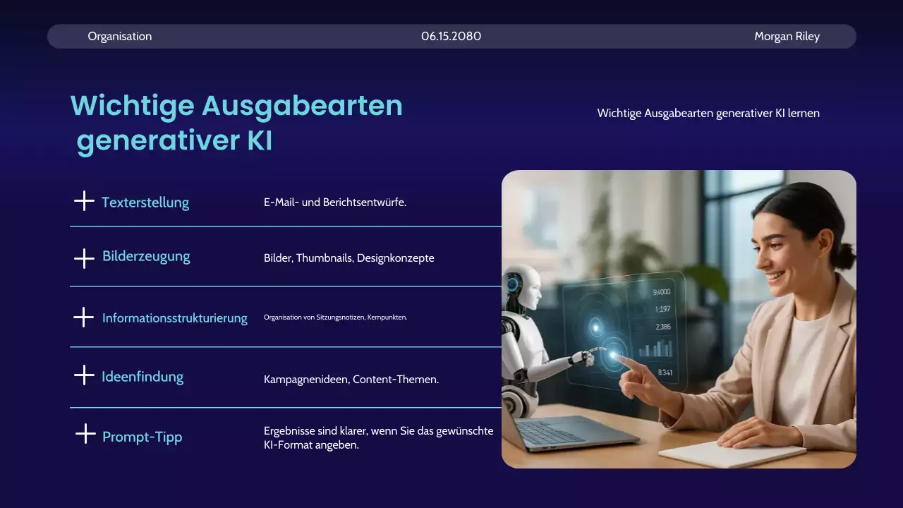 Ankündigung des Blue Modern AI-Kurses
