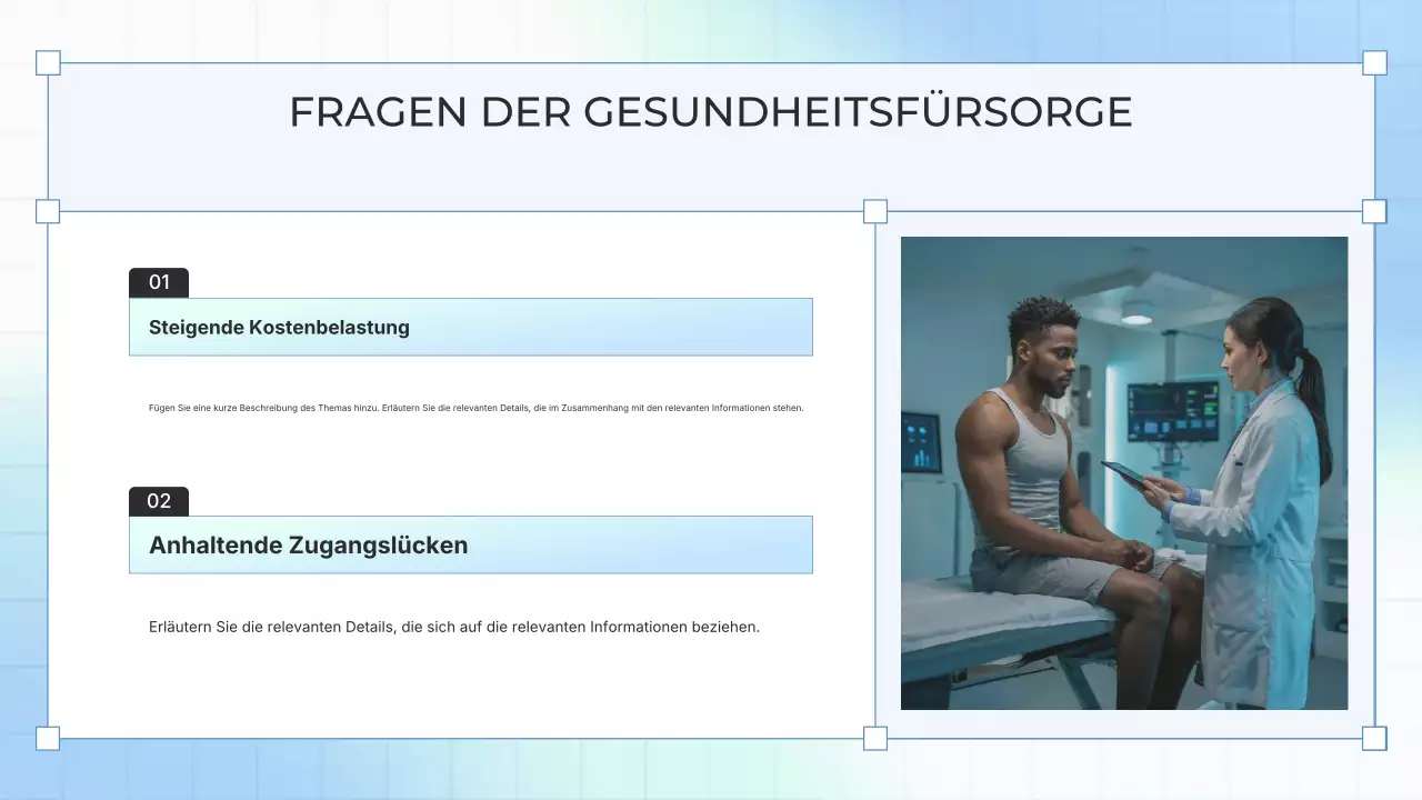 Präsentation von Blue Modern Health Tech