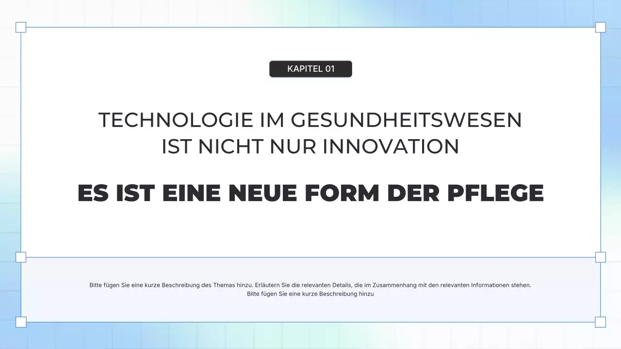 Präsentation von Blue Modern Health Tech