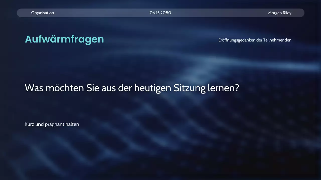 Ankündigung des Blue Modern AI-Kurses