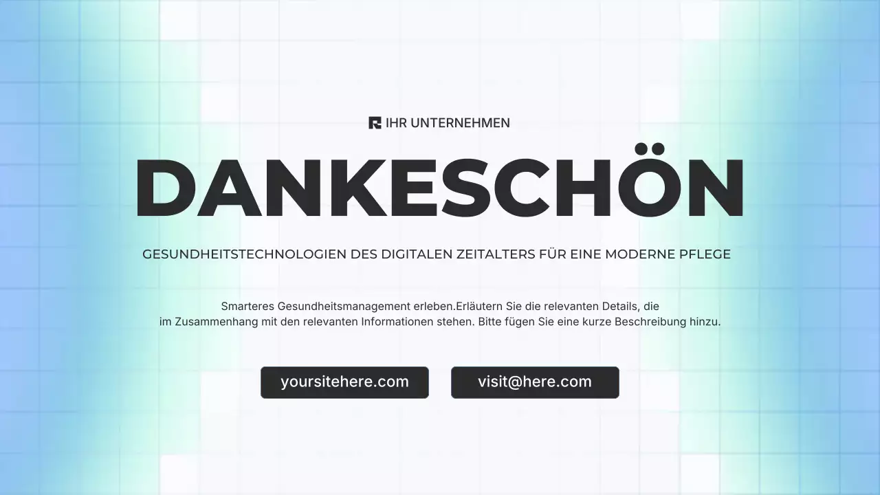 Präsentation von Blue Modern Health Tech