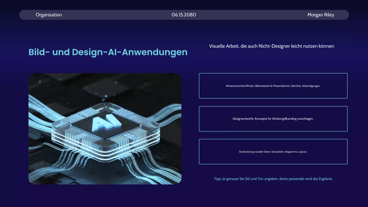 Ankündigung des Blue Modern AI-Kurses