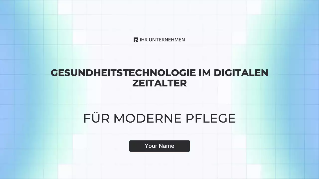 Präsentation von Blue Modern Health Tech
